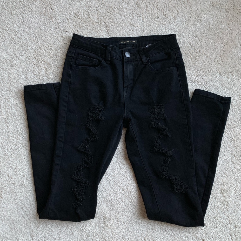 Black Ripped Jeans